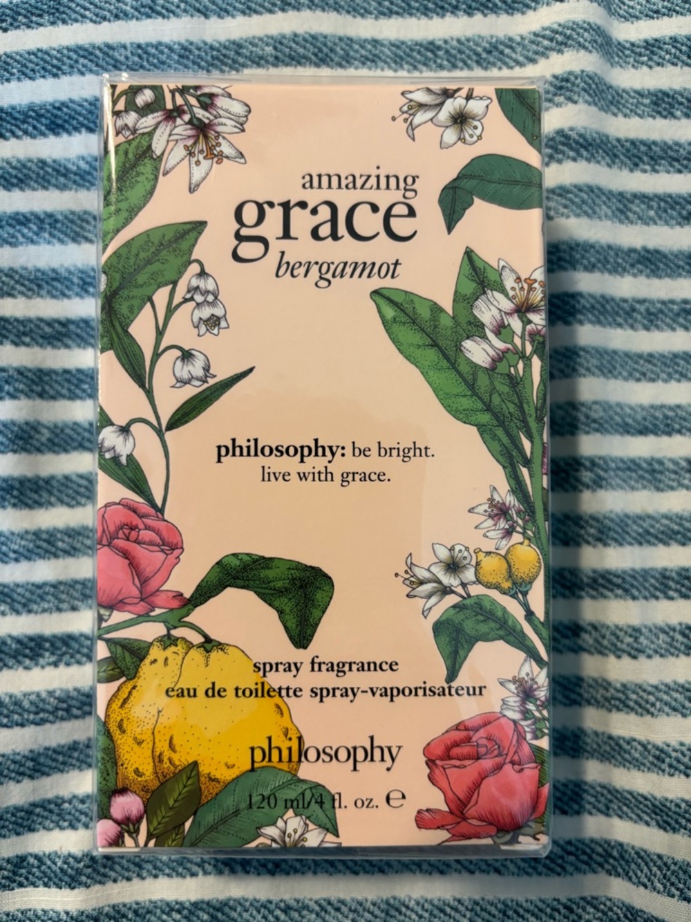 AMAZING GRACE - BERGAMOT 
philosophy grace fragrance 4oz edt